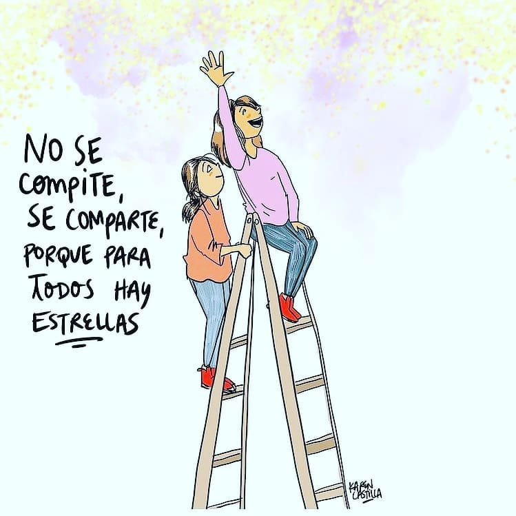 No se compite, se comparte, porque para todos hay estrellas.