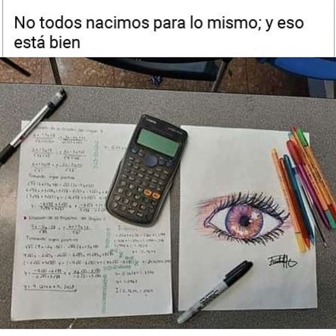 No todos nacimos para lo mismo; y eso está bien.