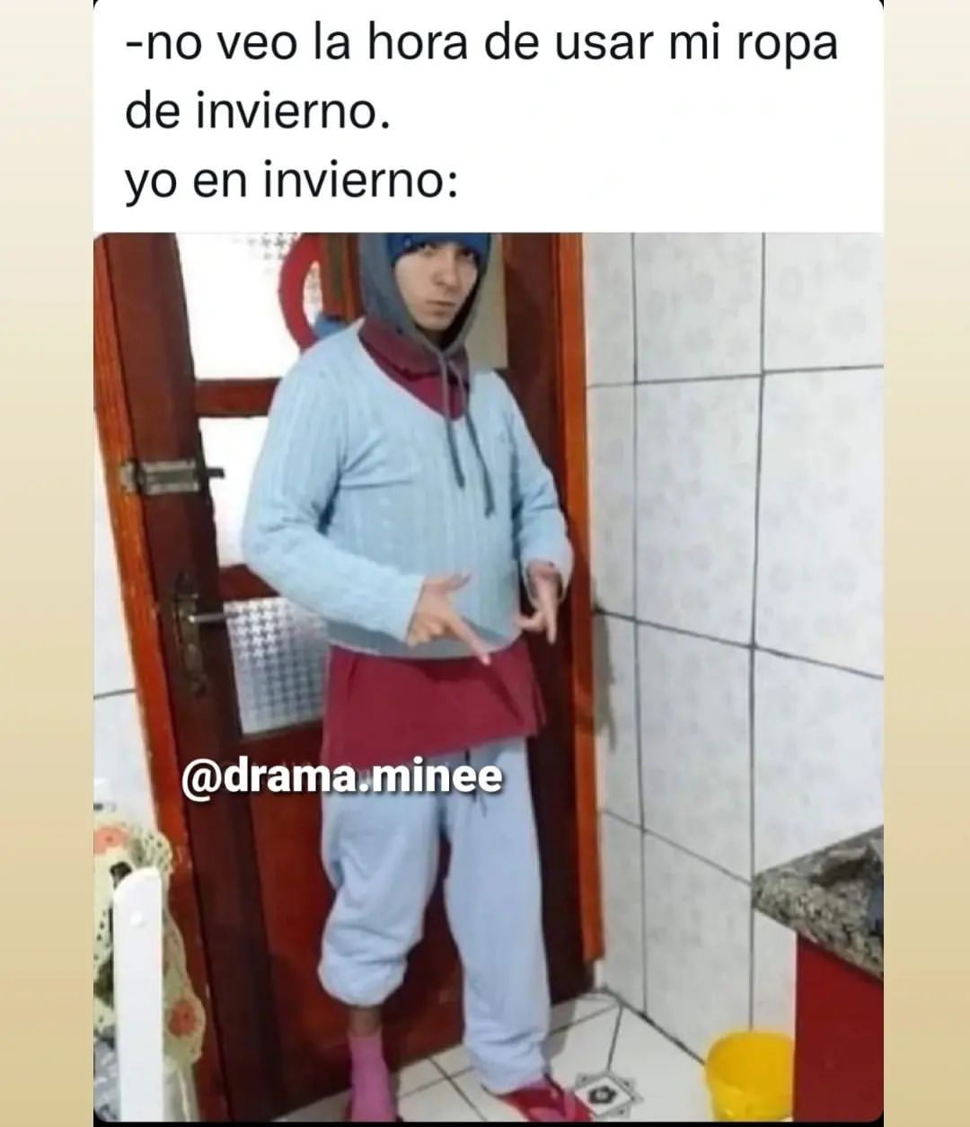 No Veo La Hora De Usar Mi Ropa De Invierno Yo En Invierno Memes 