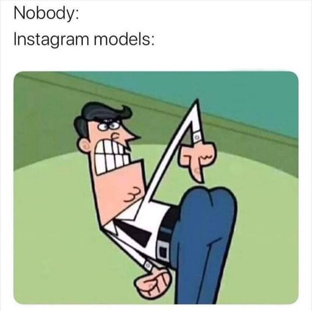 Nobody: Instagram models: