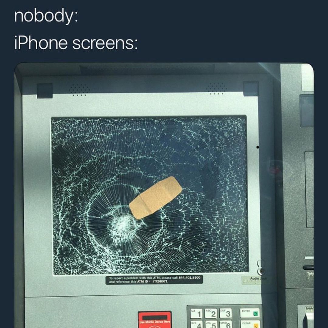 Nobody: Iphone screens: