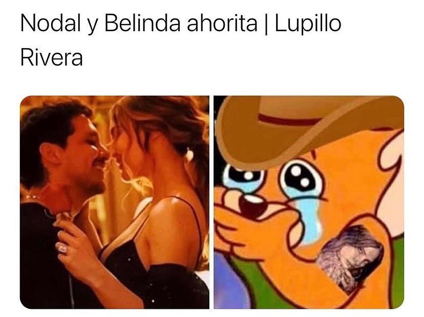Nodal y Belinda ahorita. / Lupillo Rivera.