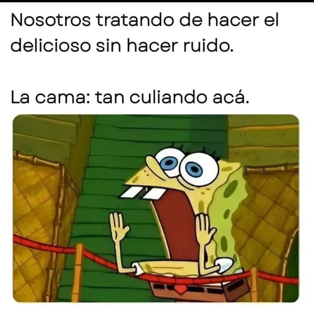 Nosotros Tratando De Hacer El Delicioso Sin Hacer Ruido La Cama Tan Culiando Acá Memes