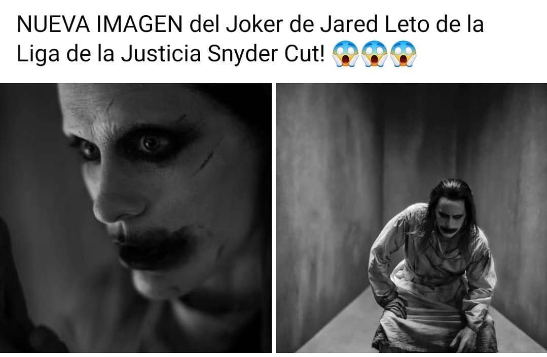 Nueva imagen del Joker de Jared Leto de la Liga de la Justicia Snyder Cut!