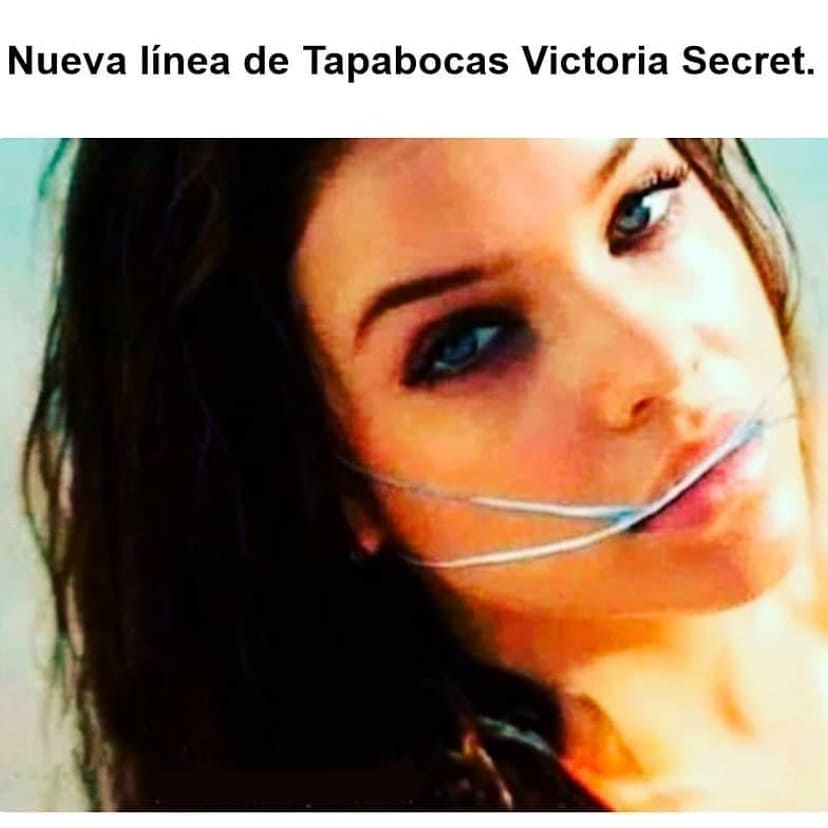 Nueva línea de Tapabocas Victoria Secret.