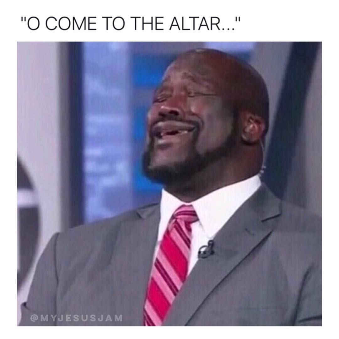 O come to the altar...