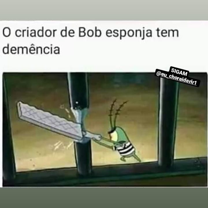 O criador de Bob esponja tem demência.