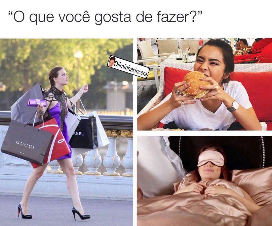 O Que Você Gosta De Fazer Memes 9689