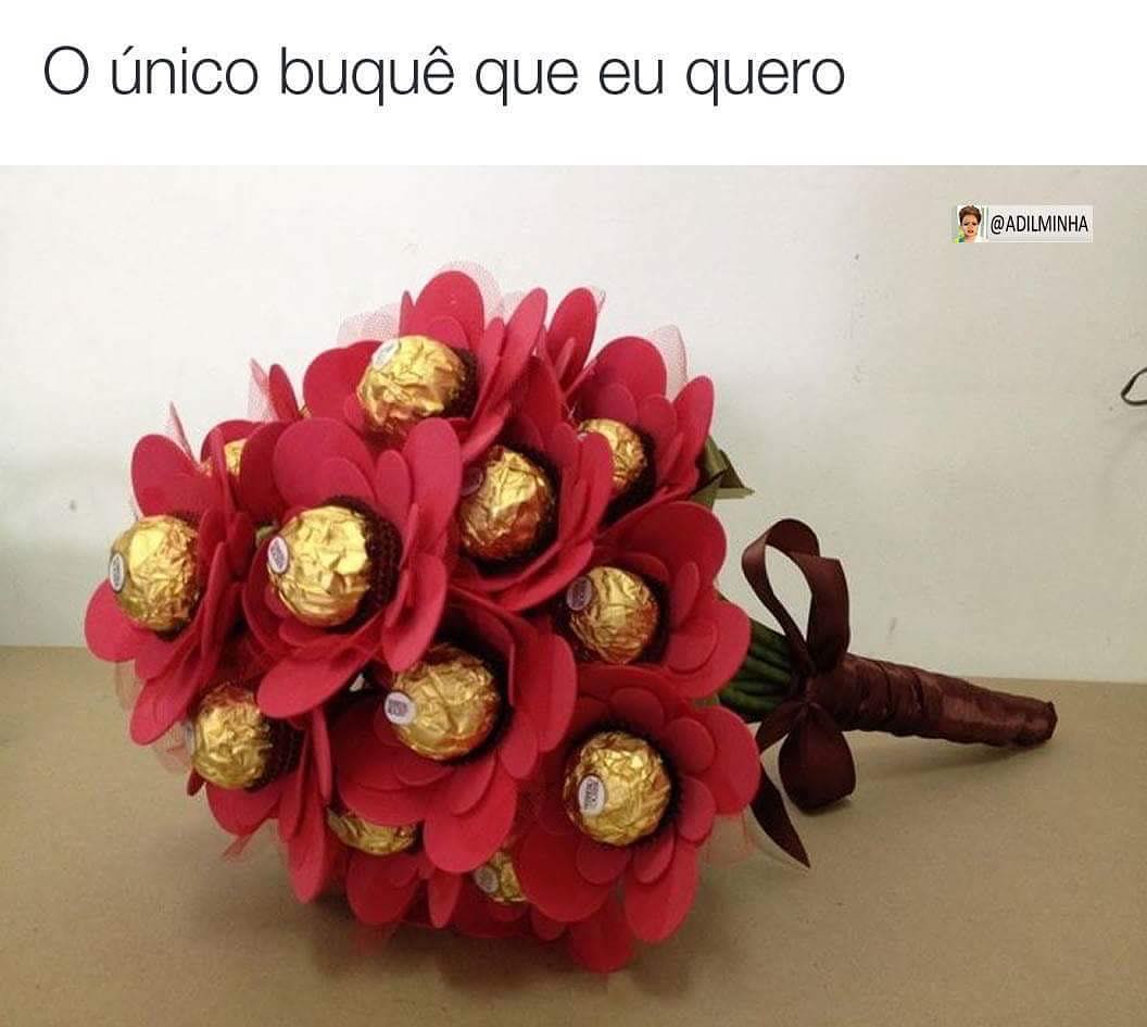 O único buquê que eu quero.