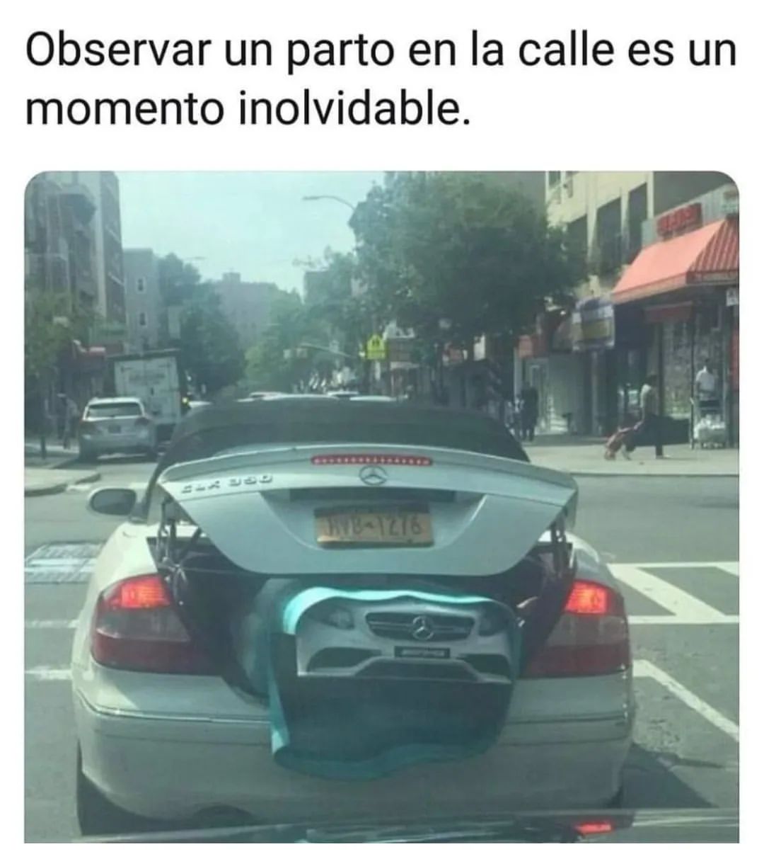 Observar un parto en la calle es un momento inolvidable.
