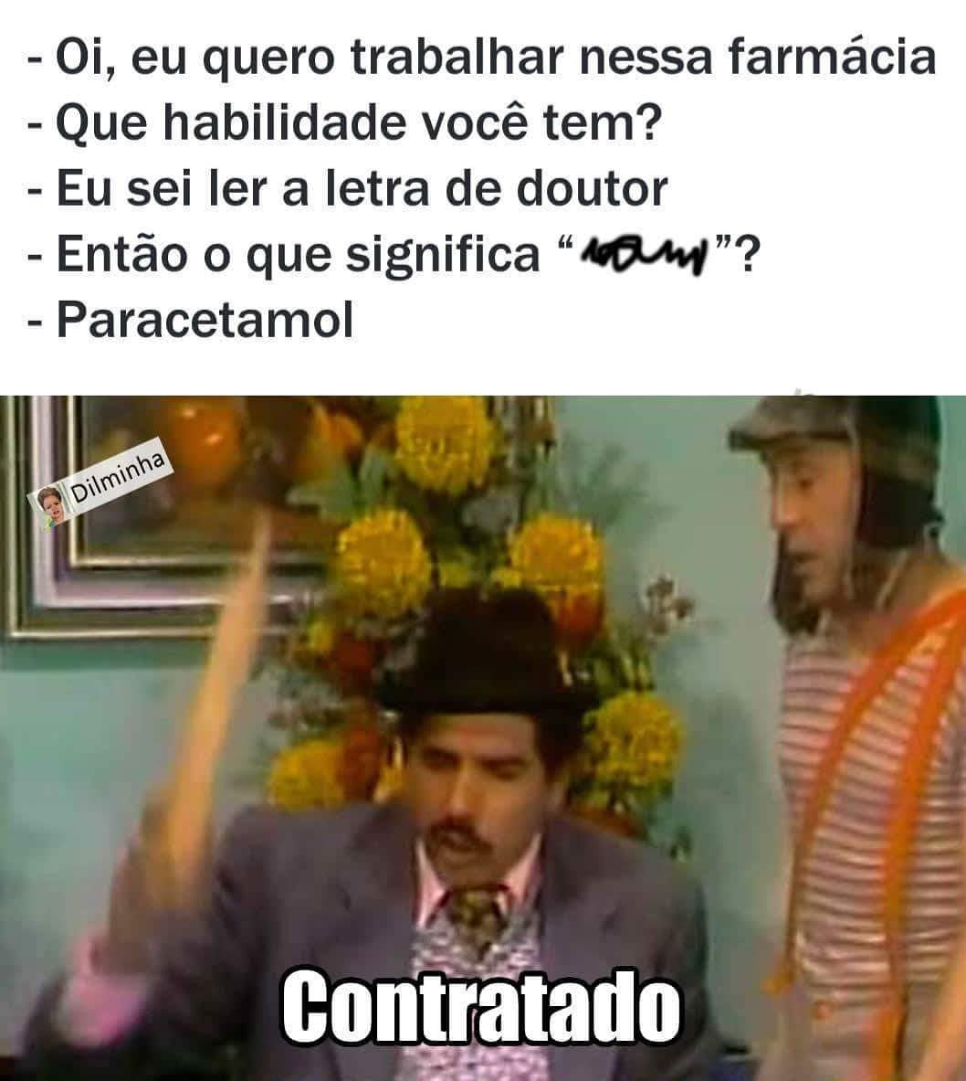 Oi Eu Quero Trabalhar Nessa Farm Cia Que Habilidade Voc Tem Eu Sei Ler A Letra De Doutor