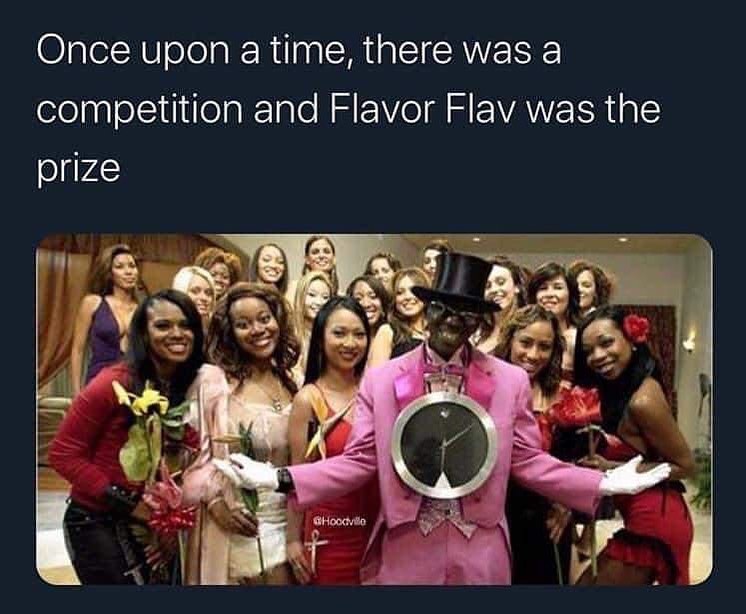 Once upon a time, there was a competition and Flavor Flav was the prize.