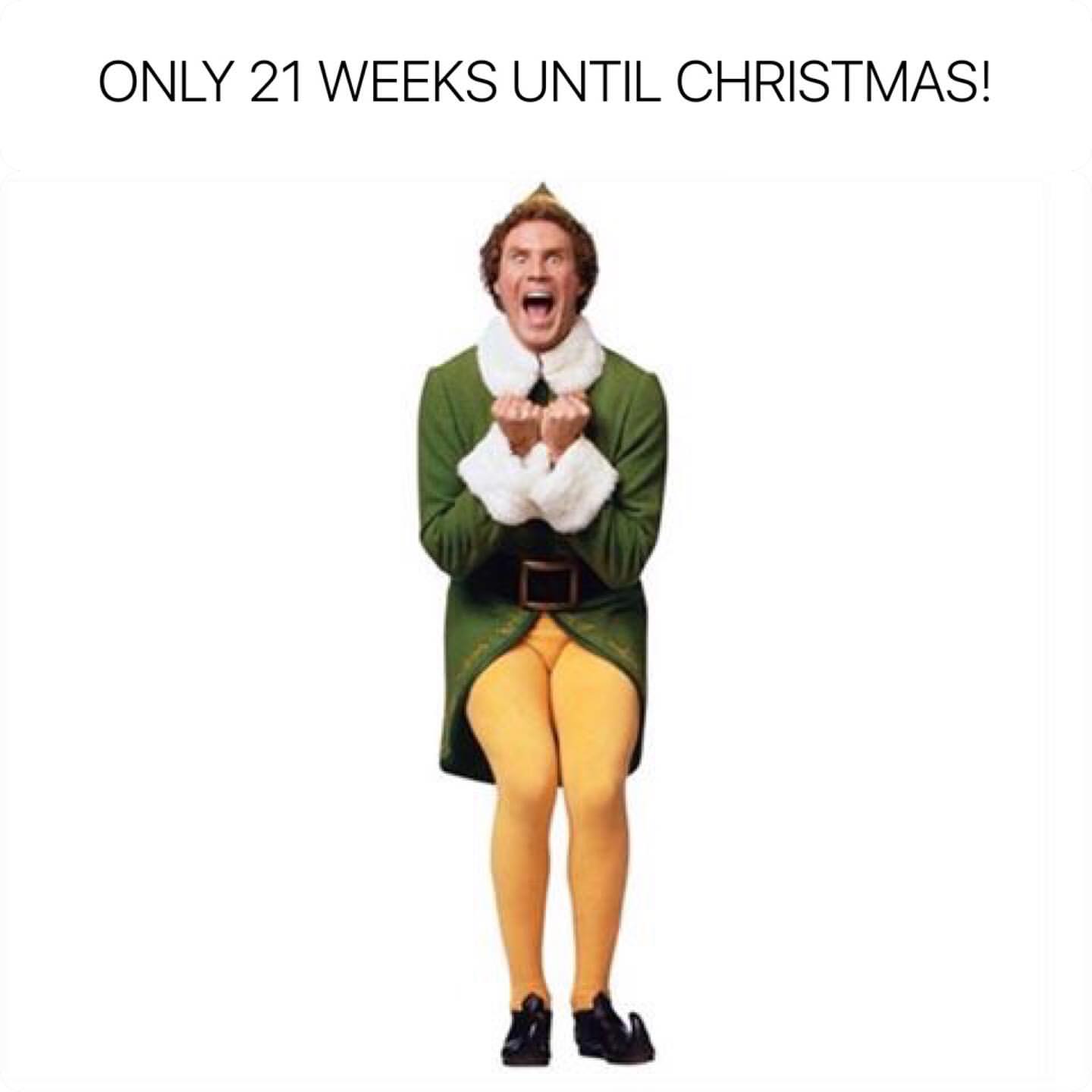 Only 21 weeks until Christmas!