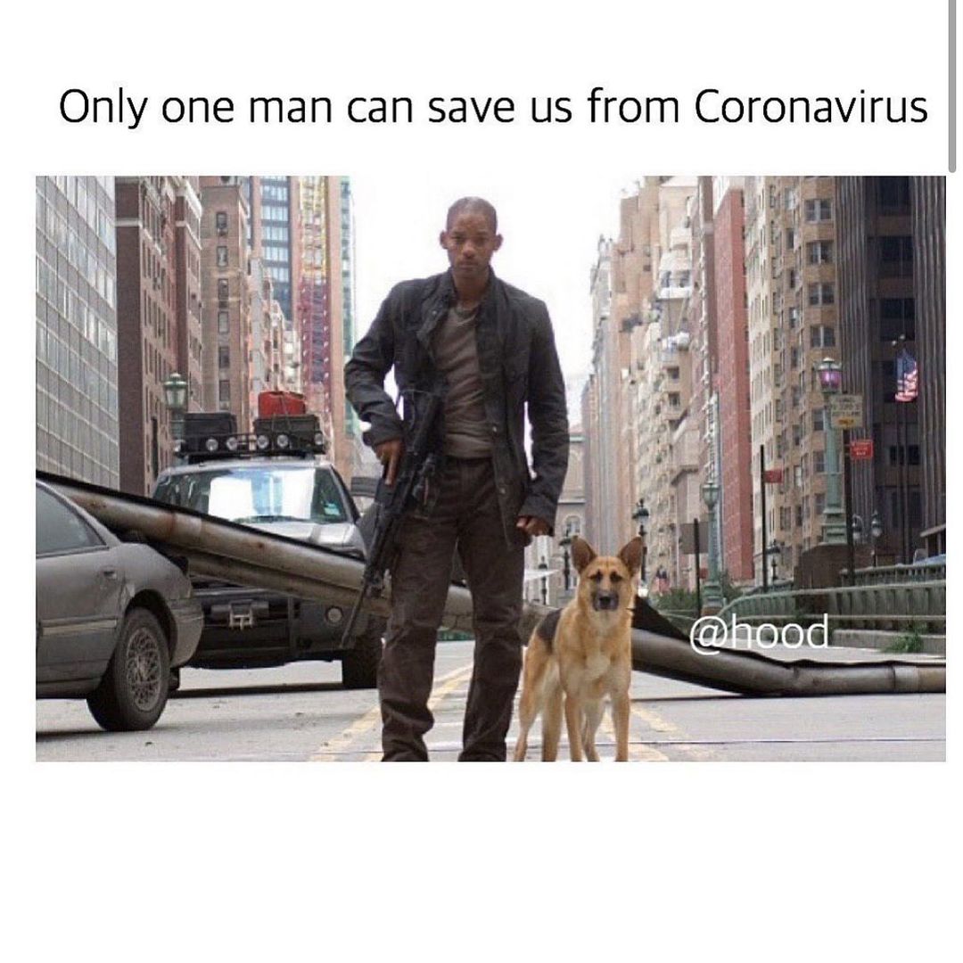 Only one man can save us from Coronavirus.