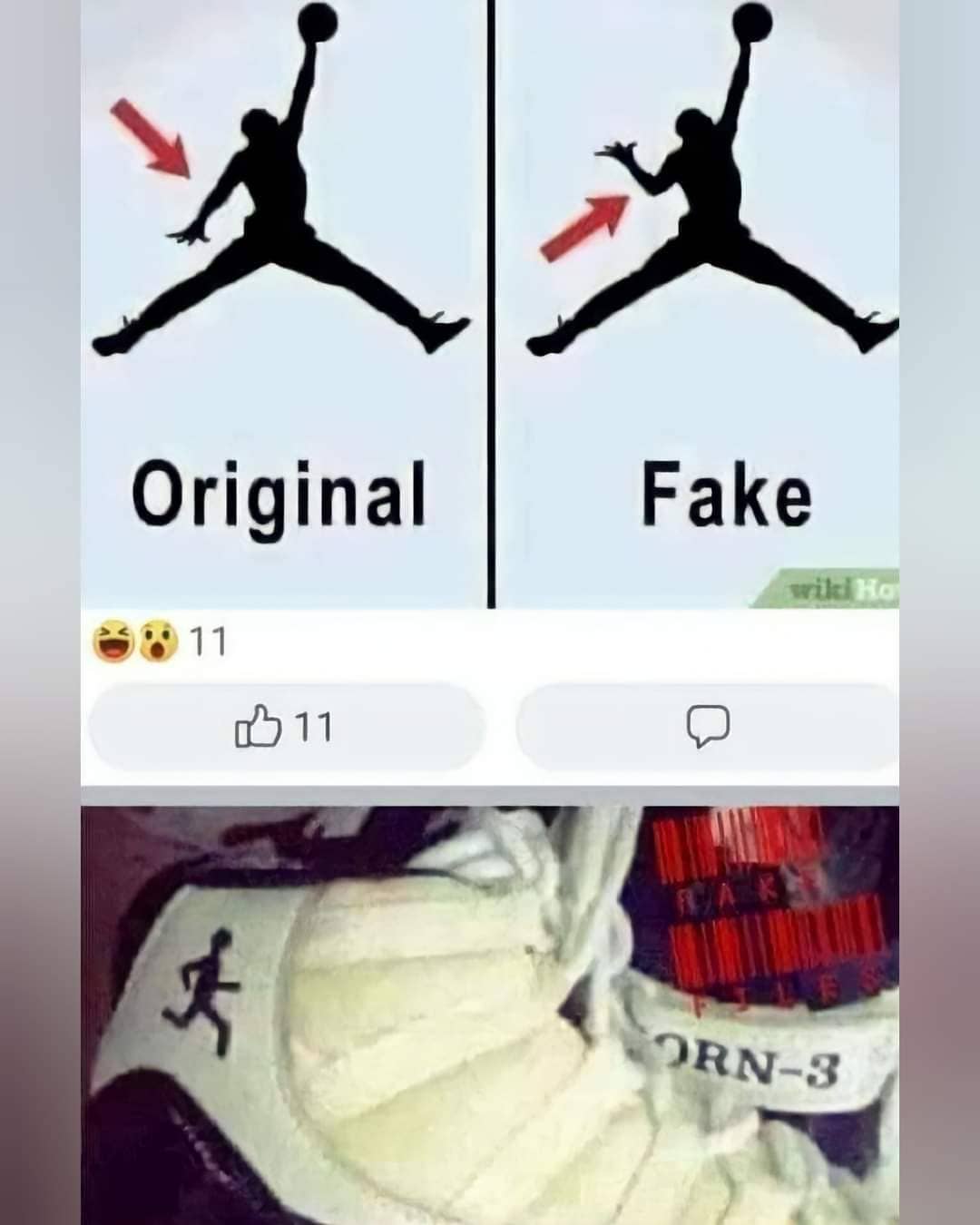 Original. Fake.