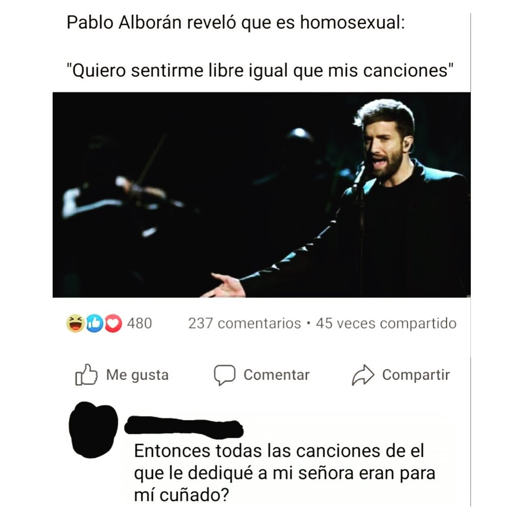 Pablo Alborán reveló que es homosexual: "Quiero sentirme libre igual que mis canciones".  Entonces todas las canciones de él que le dediqué a mi señora eran para mi cuñado?