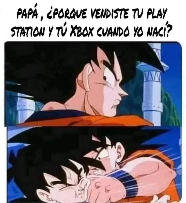 Papá, ¿por qué vendiste tu play station y tu xbox cuando yo nací?