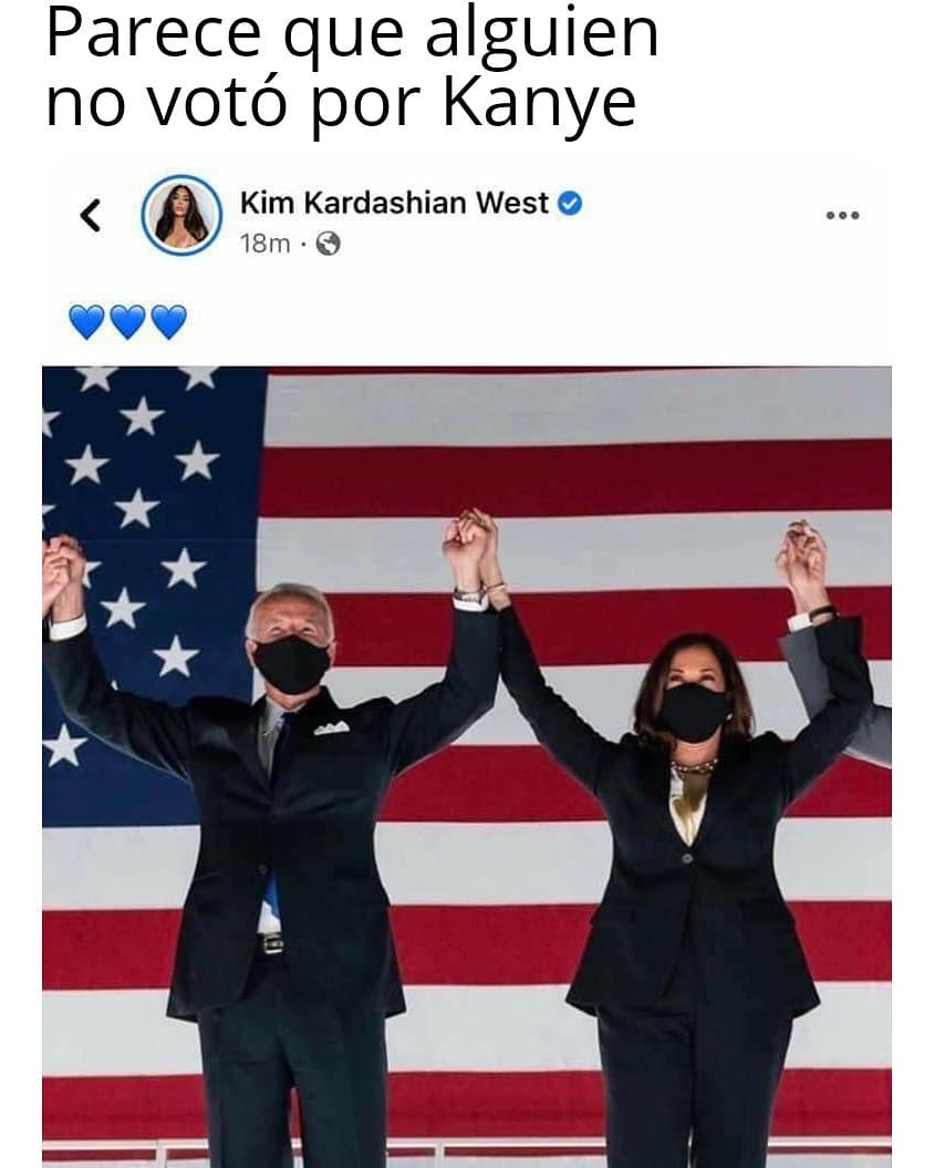 Parece que alguien no votó por Kanye.
