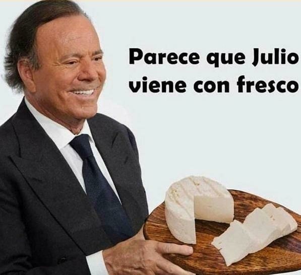 Parece que Julio viene con fresco.