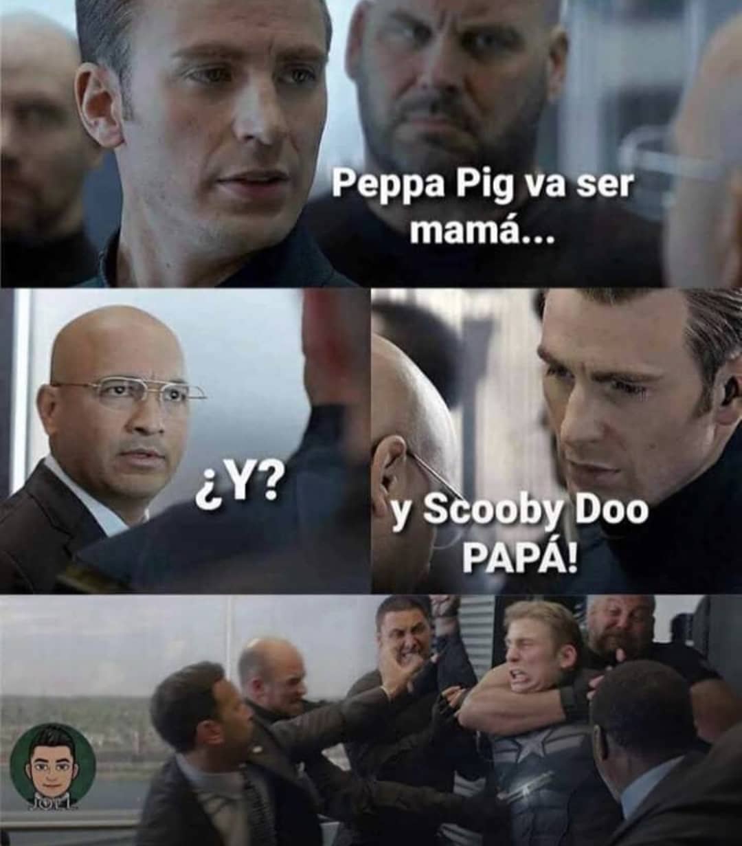 Peppa Pig va ser mamá...  ¿Y?  Y Scooby Doo papá!
