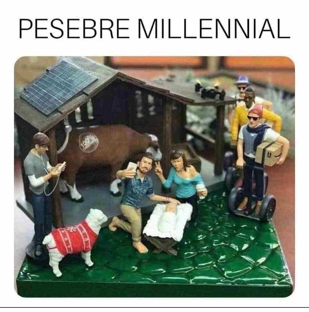 Pesebre millennial.