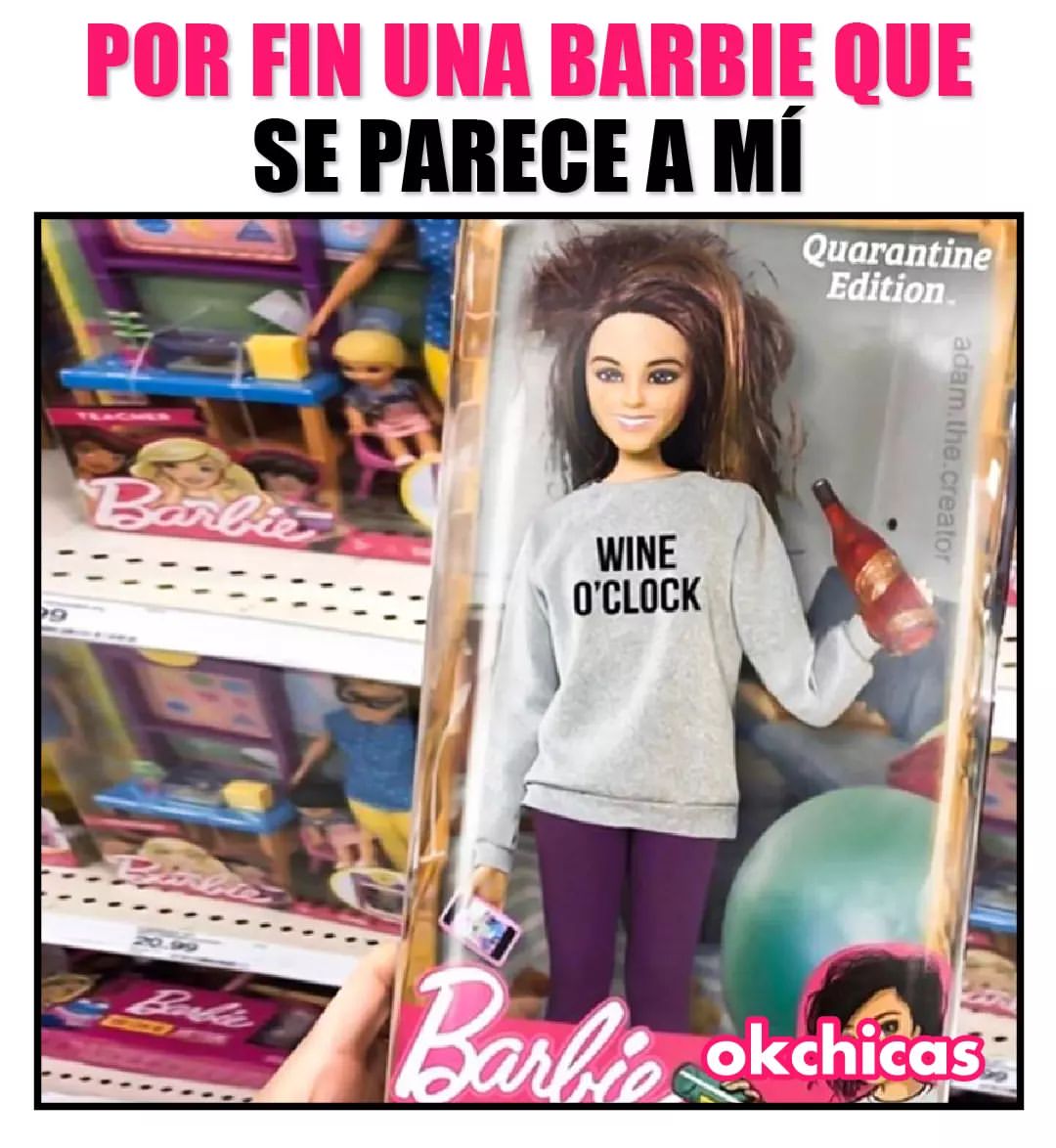 Por fin una Barbie que se parece a mí.
