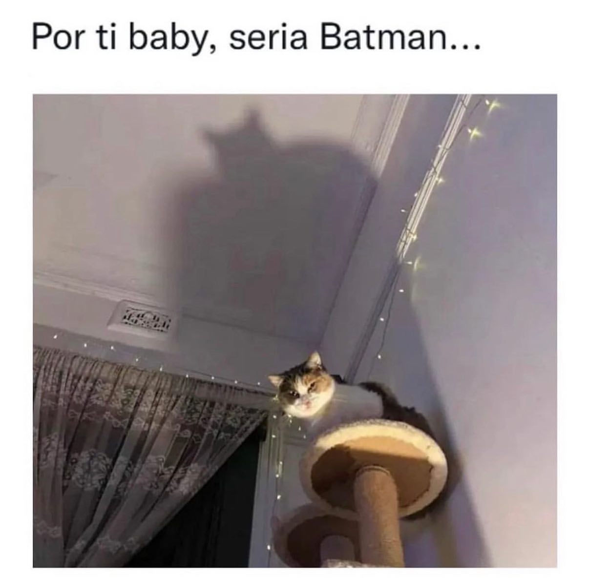 Por ti baby, sería Batman.