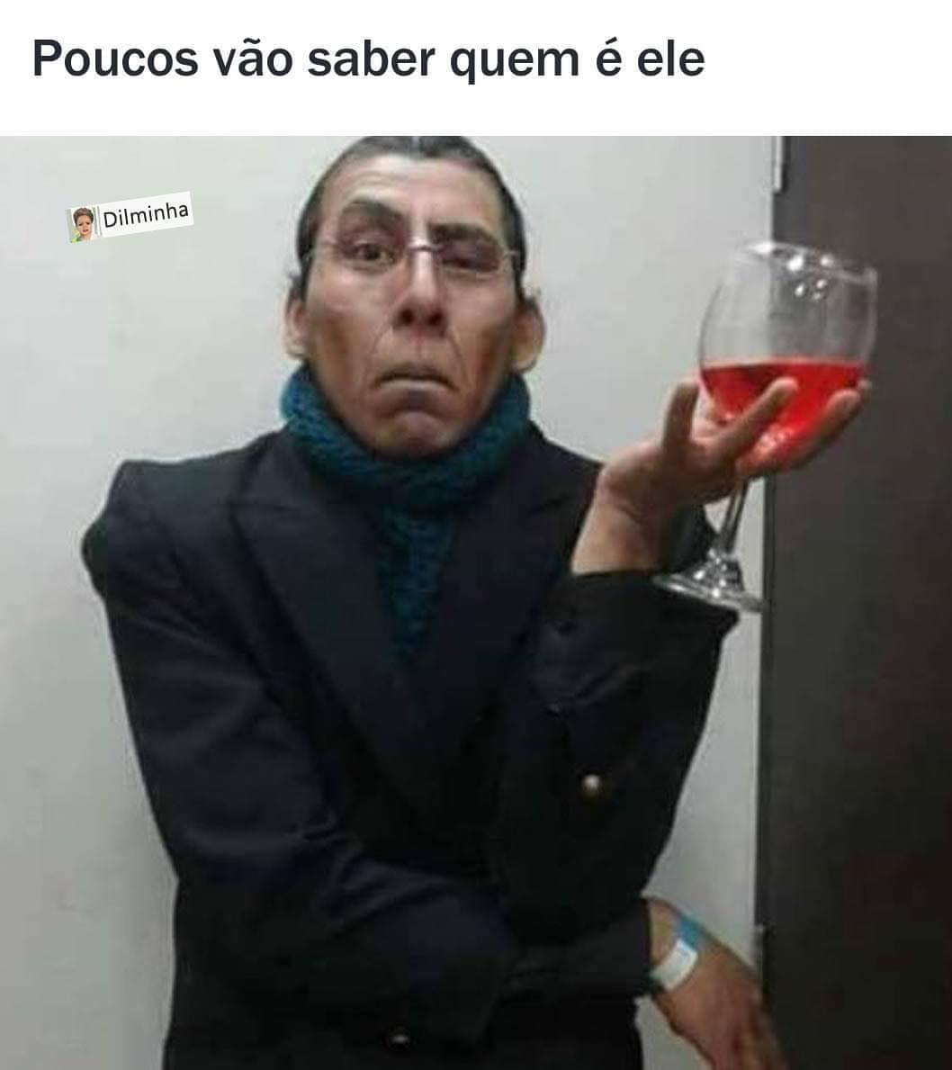 Poucos vão saber quem é ele.