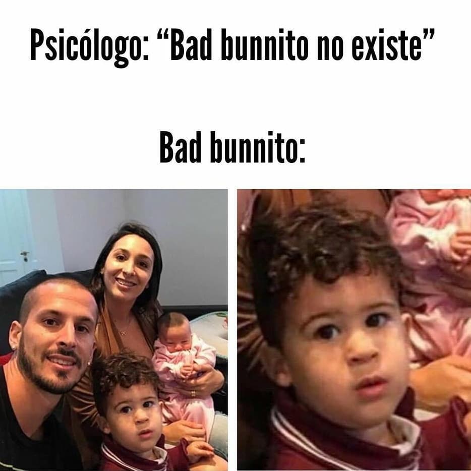 Psicólogo: "Bad bunnito no existe".  Bad bunnito: