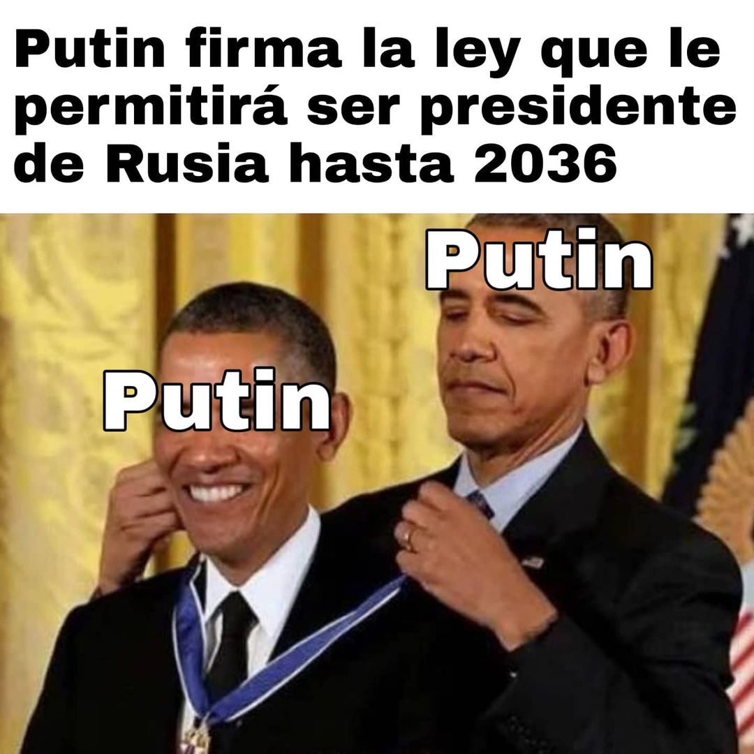Putin firma la ley que le permitirá ser presidente de Rusia hasta 2036.