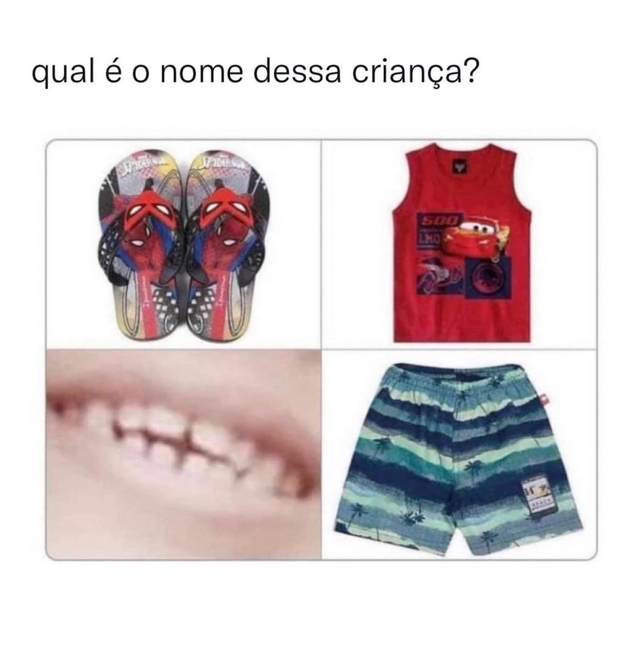 Qual é o nome dessa criança?