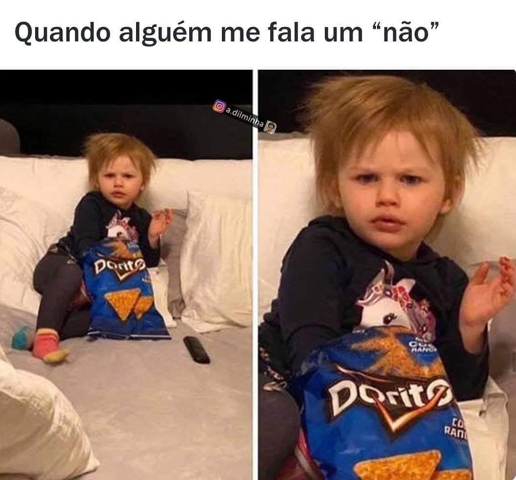 Quando alguém me fala um "não".