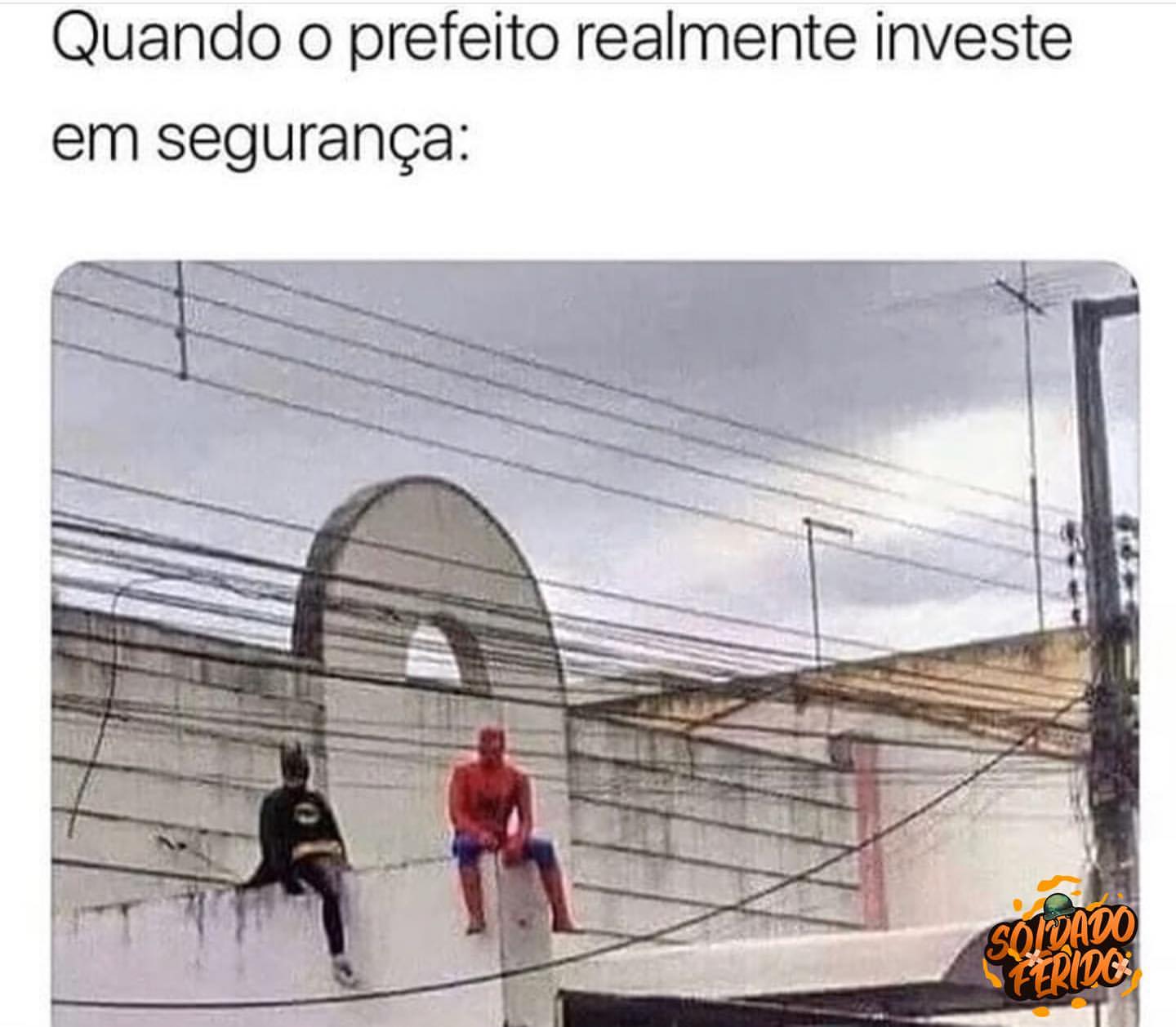 Quando o perfeito realmente investe em segurança.