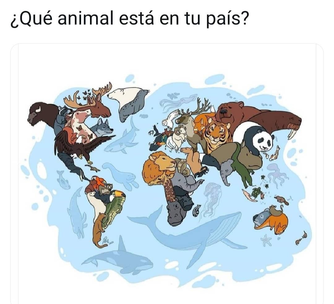 ¿Qué animal está en tu país?