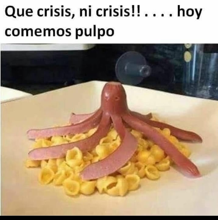 Que crisis, ni crisis!! hoy comemos pulpo.