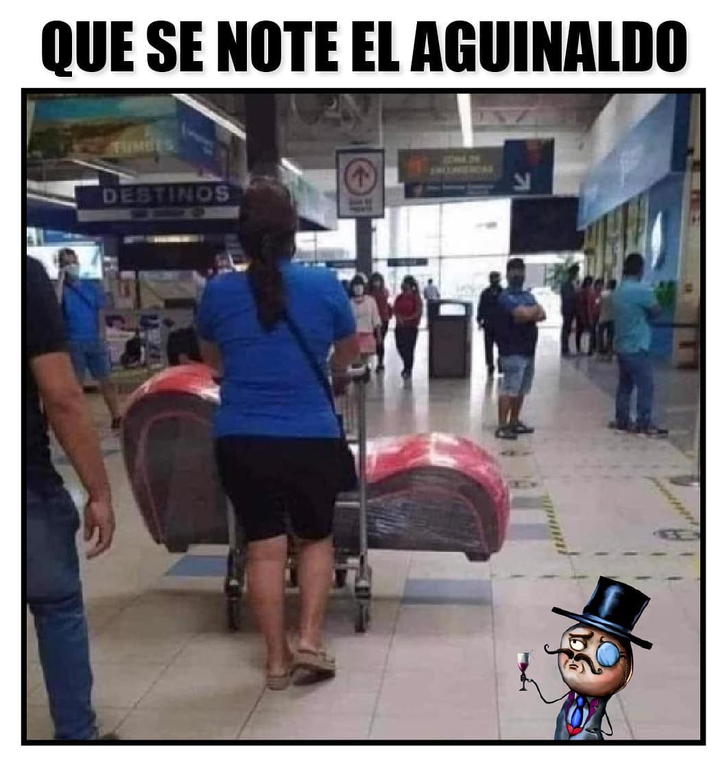 Que se note el aguinaldo.