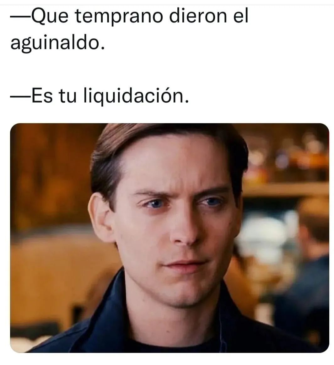 Que temprano dieron el aguinaldo. Es tu liquidación.