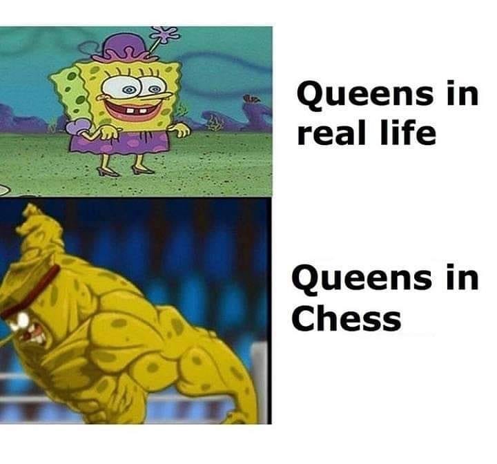 Queens in real life. Queens in Chess.