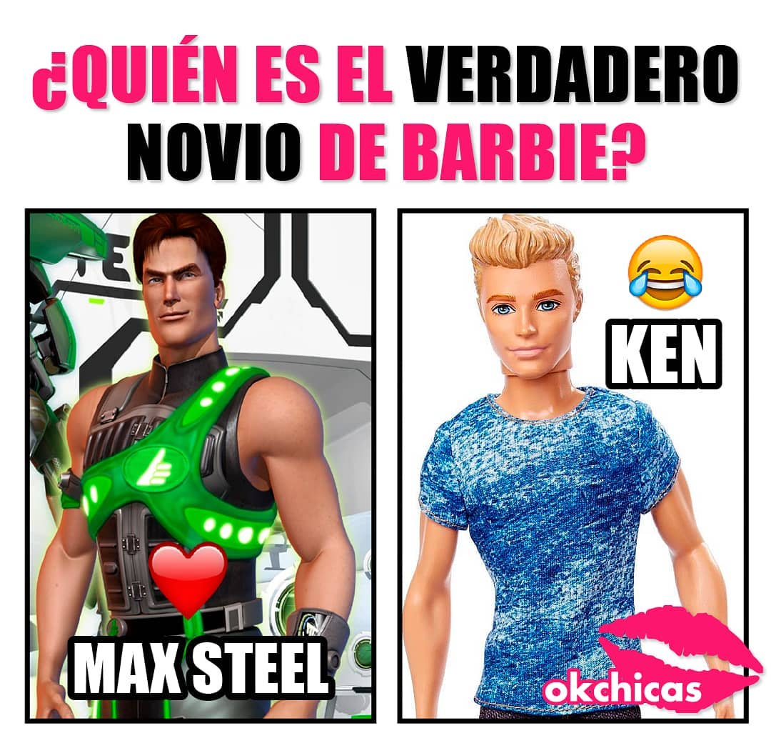 ¿Quién es el verdadero novio de barbie?  Max Steel.  Ken.