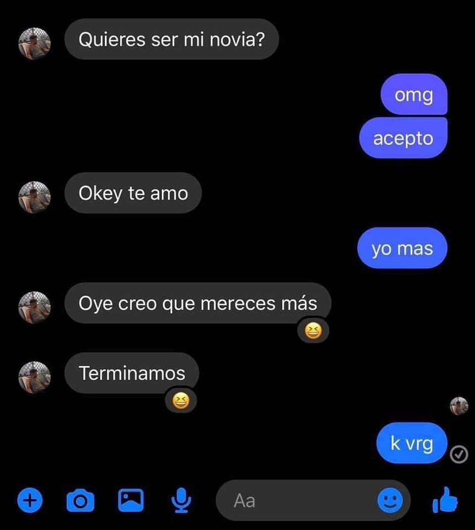 Quieres Ser Mi Novia Omg Acepto Okey Te Amo Yo Mas Oye Creo Que Mereces Más Terminamos K 7307