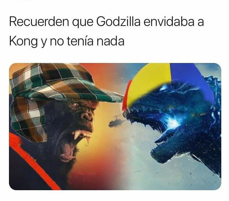 Recuerden que Godzilla envidaba a Kong y no tenía nada.