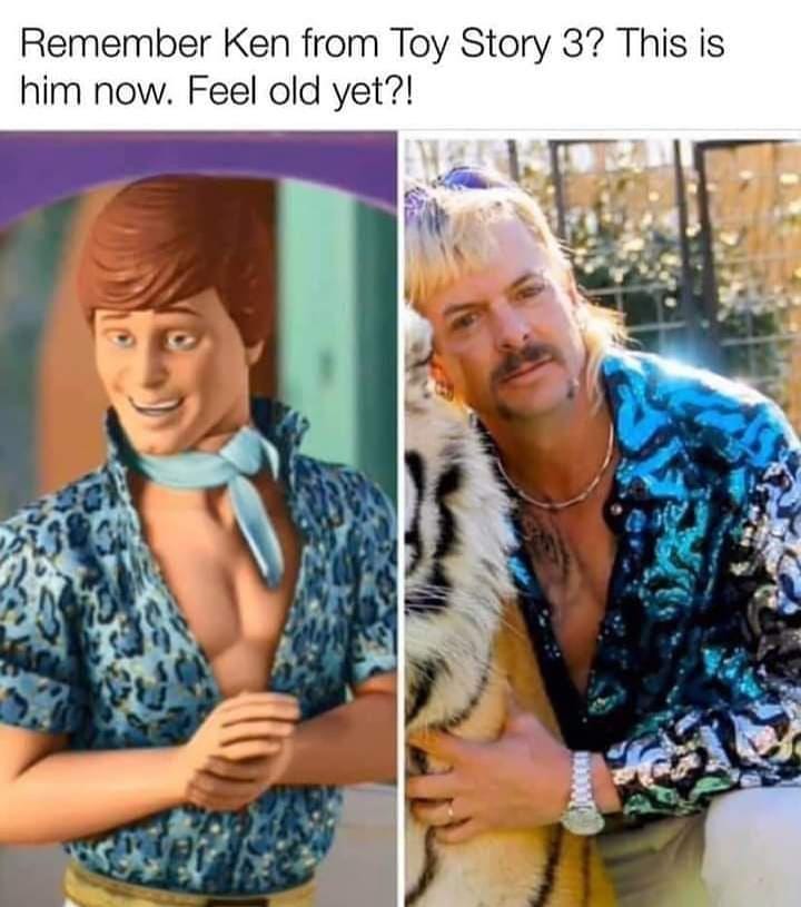 Remember Ken from Toy Story 3? This is him now. Feel old yet?!