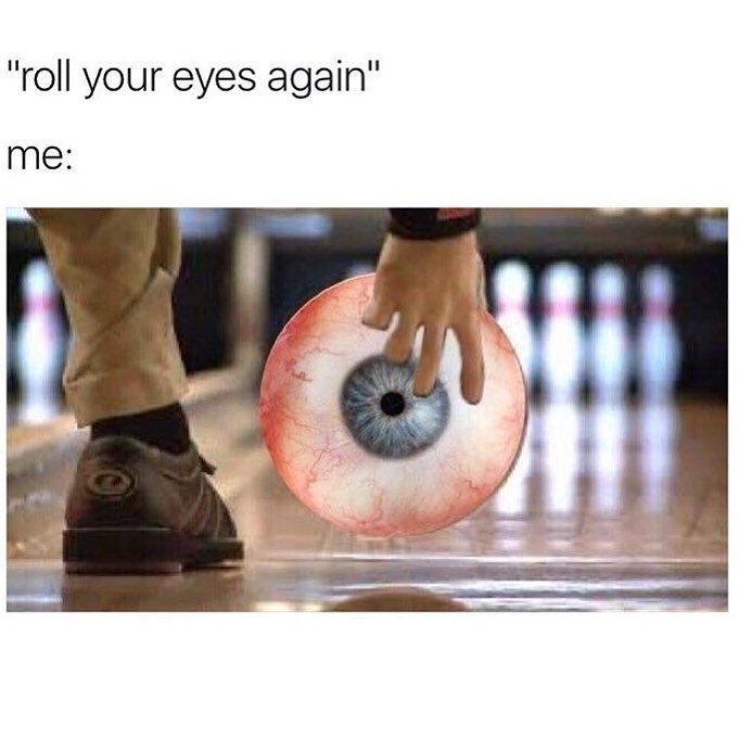 Words For Roll Your Eyes