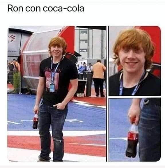 Ron con coca-cola.