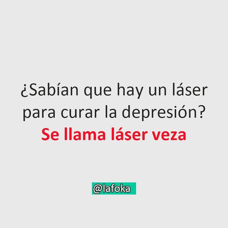 ¿Sabían que hay un láser para curar la depresión? Se llama láser veza.