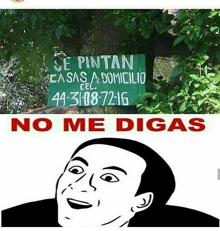 Se pintan casas a domicilio. No me digas. - Memes