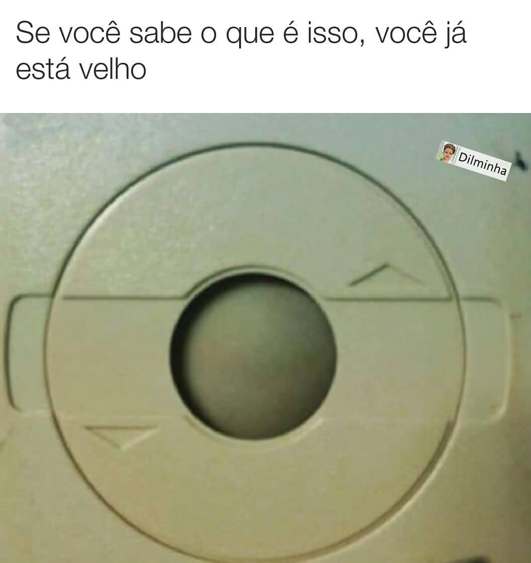 Se você sabe o que é isso, você já está velho.