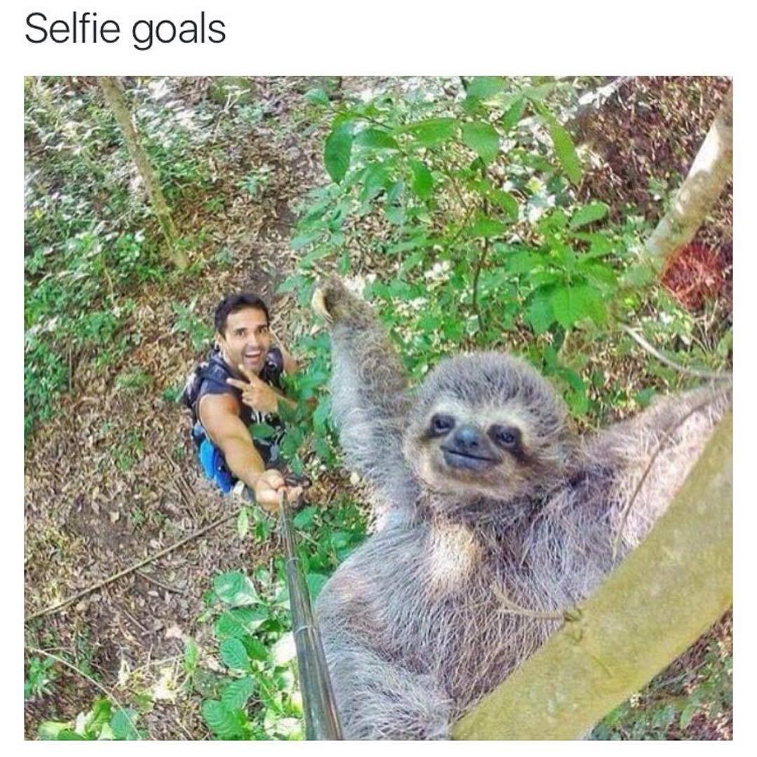 Selfie goals.