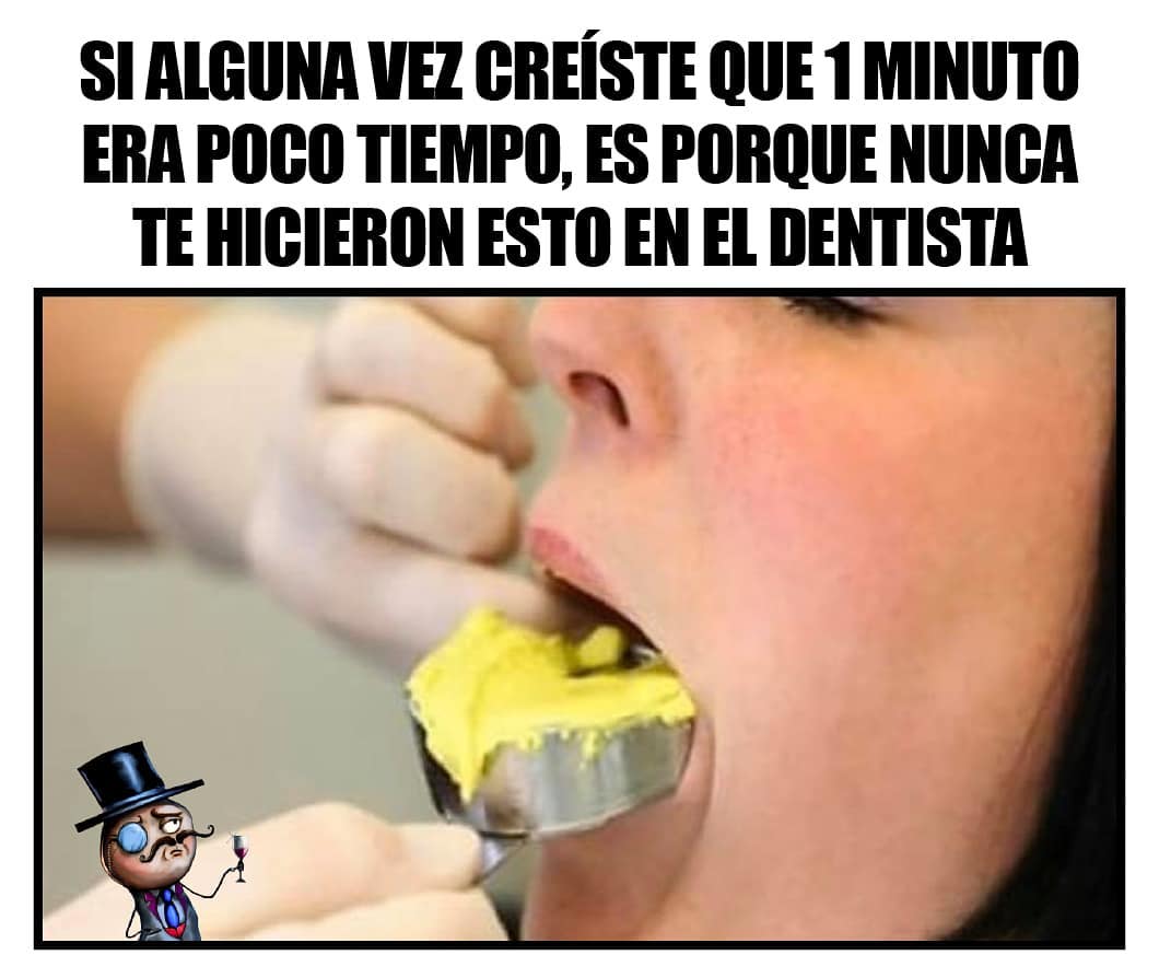 Si alguna vez creíste que 1 minuto era poco tiempo, es porque nunca te hicieron esto en el dentista.