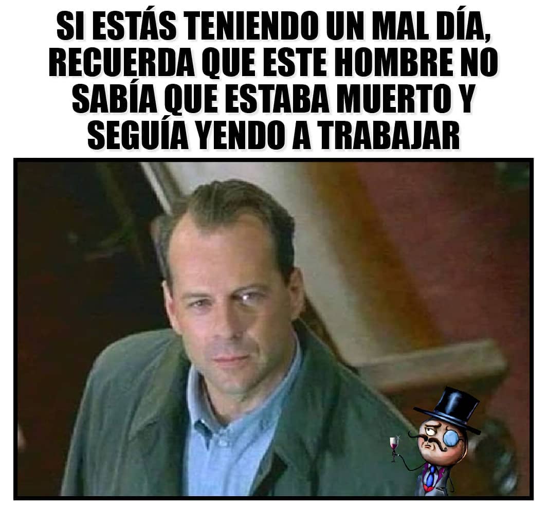 Si estás teniendo un mal día, recuerda que este hombre no sabía que estaba muerto y seguía yendo a trabajar.